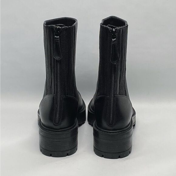 Aquazzura Saint Honroe Leather Combat Booties size 36.5 - Picture 5 of 12